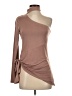 Renvy Brown Long Sleeve Top Size S - photo 1
