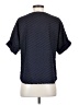 W by Worth Blue Short Sleeve Blouse Size XP - photo 2