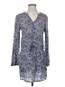 Hinge Paisley Blue Casual Dress Size S - photo 1