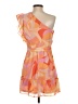 Aqua 100% Polyester Orange Cocktail Dress Size XS - photo 2