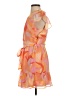 Aqua 100% Polyester Orange Cocktail Dress Size XS - photo 5