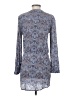 Hinge Paisley Blue Casual Dress Size S - photo 2