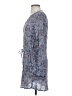 Hinge Paisley Blue Casual Dress Size S - photo 5