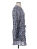 Hinge Paisley Blue Casual Dress Size S - photo 4