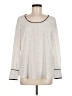 Ann Taylor LOFT 100% Polyester Ivory Long Sleeve Top Size M - photo 1