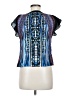Greylin Blue Short Sleeve Blouse Size M - photo 2