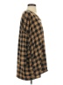 Bombom Plaid Brown 3/4 Sleeve T-Shirt Size S - photo 4