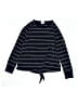 The Black Dog Stripes Blue Black Pullover Sweater Size L (kids) - photo 1