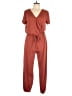 Pretty Garden Solid Brown Jumpsuit Size L - photo 1