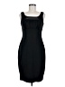 David Meister Solid Black Cocktail Dress Size 6 - photo 1