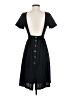 Unbranded Solid Black Casual Dress Size S - photo 2