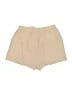 Shein 100% Polyester Solid Tan Khaki Shorts Size M - photo 2