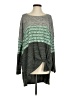 Umgee Color Block Gray Pullover Sweater Size S - photo 1
