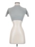 Zara Silver Short Sleeve Top Size S - photo 1
