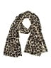 Unbranded Animal Print Brown Gray Scarf One size - photo 1