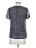 Sara Michelle Blue Short Sleeve Blouse Size S - photo 2