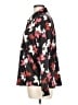 Como Blu Floral Black Long Sleeve Blouse Size L - photo 5