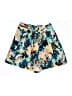 Ulla Johnson 100% Cotton Tropical Blue Yellow Shorts Size 0 - photo 1