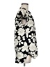 Gaharu 100% Polyester Floral Ivory Short Sleeve Blouse Size M - photo 4