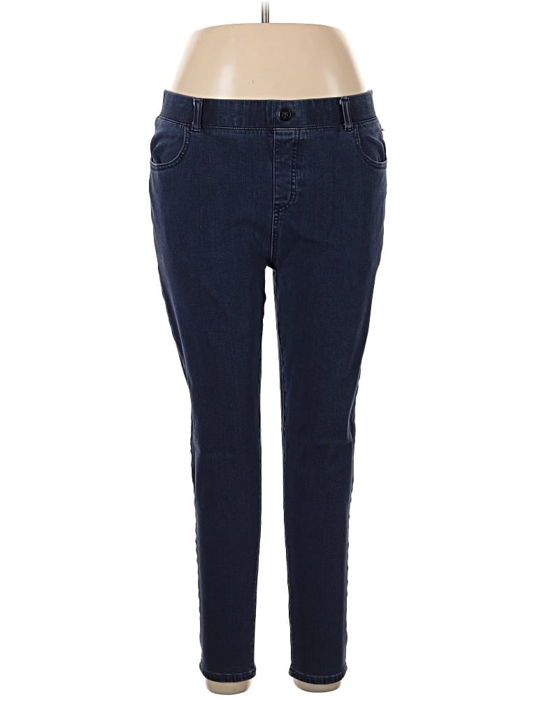 Pre-owned Betabrand Jeggings In Blue