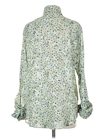 Acne Studios Floral Print Tie Cuff Button Down (view 2)