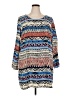 ING Print Blue Casual Dress Size 2X - photo 1