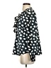 J.Crew 100% Polyester Polka Dots Black Long Sleeve Blouse Size S - photo 5
