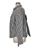 Unbranded 100% Polyester Stripes Black Long Sleeve Blouse Size XL - photo 5