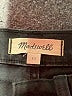 Madewell 100% Cotton Black Denim Shorts Size 23 waist - photo 3