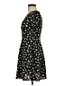 Shein 100% Polyester Floral Black Casual Dress Size 2 - photo 5