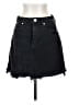 Ann Taylor LOFT Solid Black Denim Skirt Size 0 - photo 1