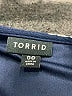 Torrid 100% Rayon Floral Blue Casual Dress Size Med Plus (00) - photo 7