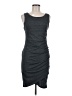 Leith Solid Gray Cocktail Dress Size M - photo 1
