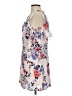 Candie's 100% Polyester Floral Gray Cocktail Dress Size S - photo 5