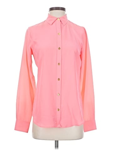C. Wonder Long Sleeve Silk Top (view 1)