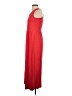 Peach Solid Red Casual Dress Size XS - photo 5