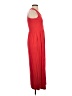 Peach Solid Red Casual Dress Size XS - photo 4