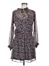 Socialite 100% Polyester Floral Black Casual Dress Size M - photo 1
