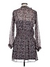 Socialite 100% Polyester Floral Black Casual Dress Size M - photo 2
