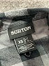 Burton 100% Cotton Checkered-gingham Gray Long Sleeve Button-Down Shirt Size XS - photo 7