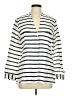 Zara Stripes Ivory Blazer Size L - photo 1