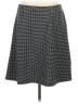 Ann Taylor LOFT Houndstooth Gray Casual Skirt Size L - photo 2