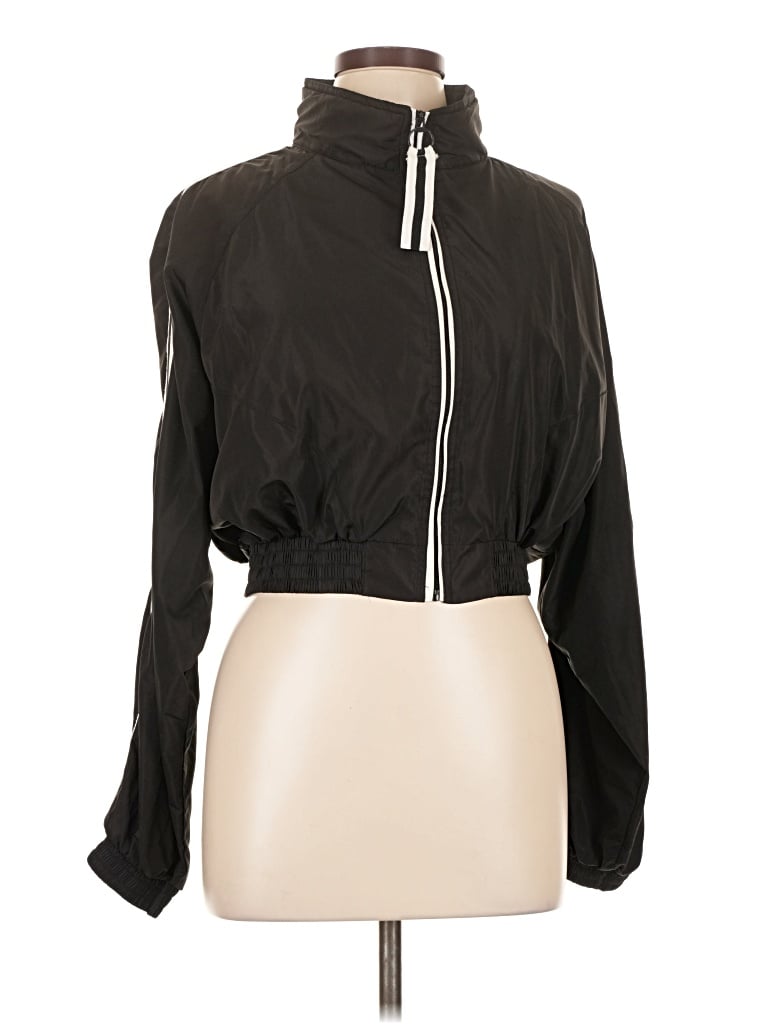 Pre-owned Love Tree Windbreaker Jacket In Black