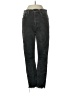 FRAME Chevron-herringbone Black Jeans Size 27 waist - photo 1