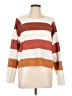 Pinque Stripes Orange Pullover Sweater Size L - photo 1