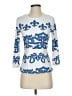 J. McLaughlin Blue 3/4 Sleeve T-Shirt Size XS - photo 1