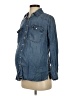 Ingrid + Isabel 100% Lyocell Blue Long Sleeve Button-Down Shirt Size XS (0) - photo 1