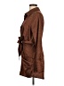 Runaway 100% Polyester Brown Long Sleeve Blouse Size L - photo 5