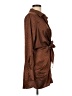 Runaway 100% Polyester Brown Long Sleeve Blouse Size L - photo 4