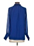 Calvin Klein 100% Polyester Blue Long Sleeve Blouse Size S - photo 2